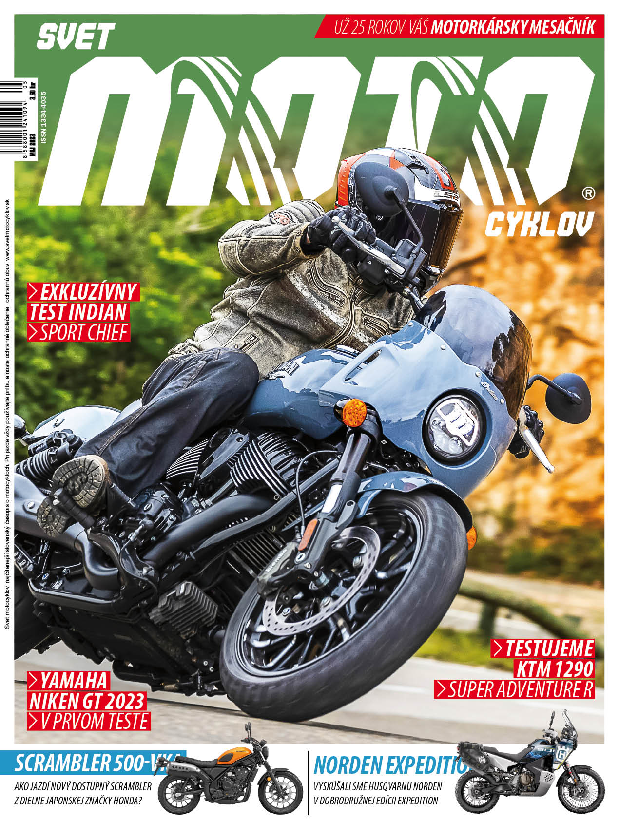 Časopis Svet motocyklov - máj 2023