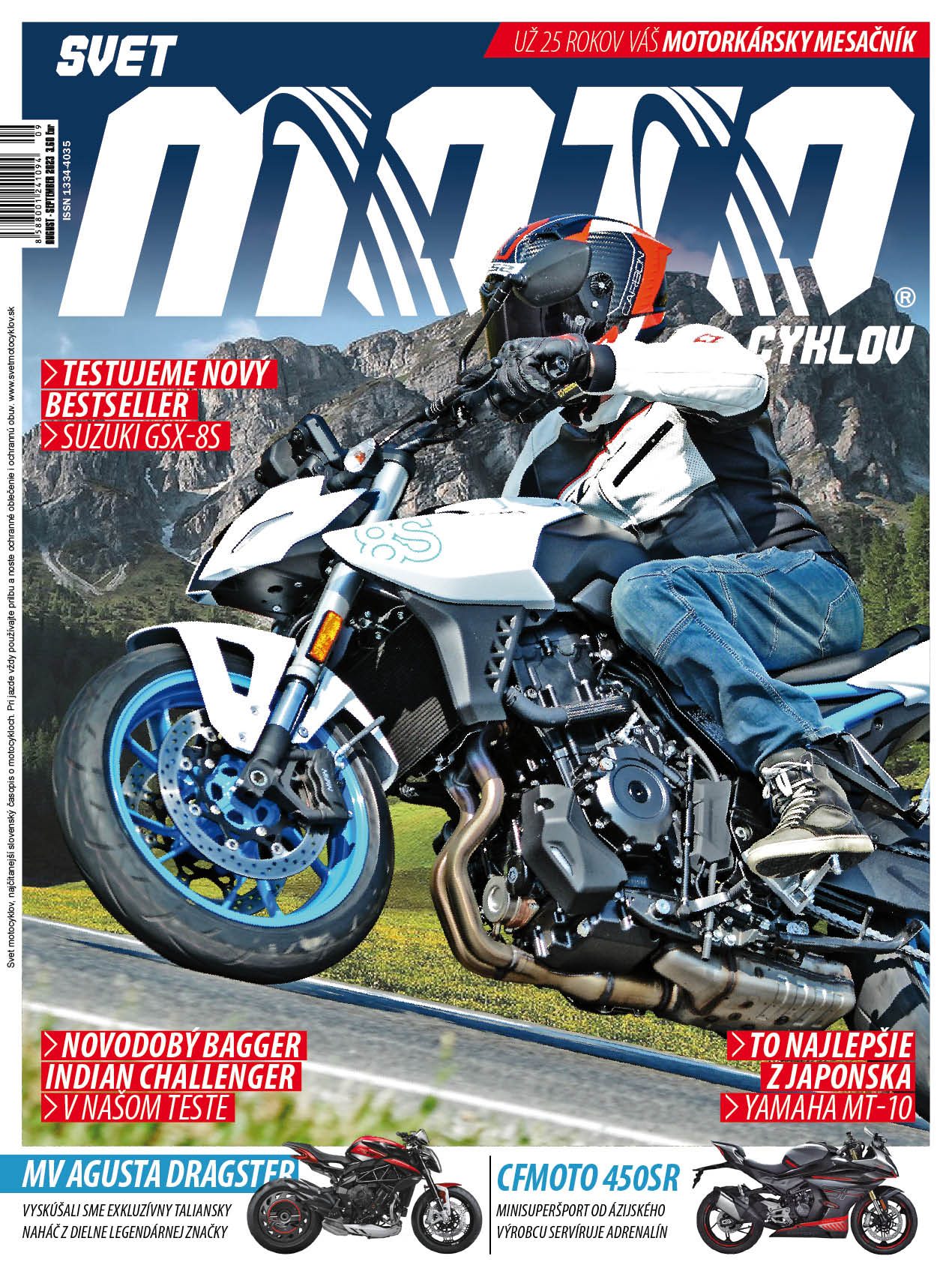 Časopis Svet motocyklov august-september 2024