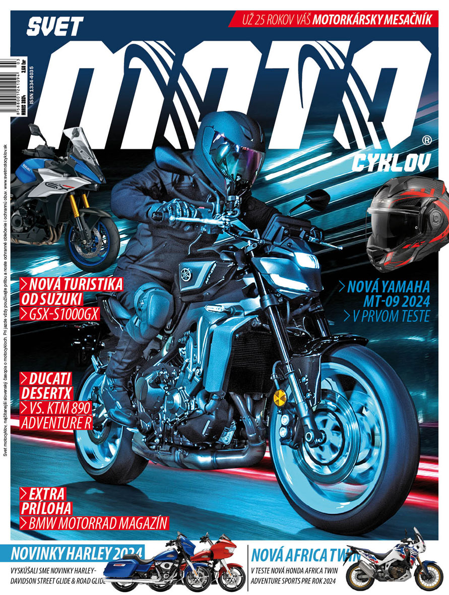 Časopis Svet motocyklov - marec  2024
