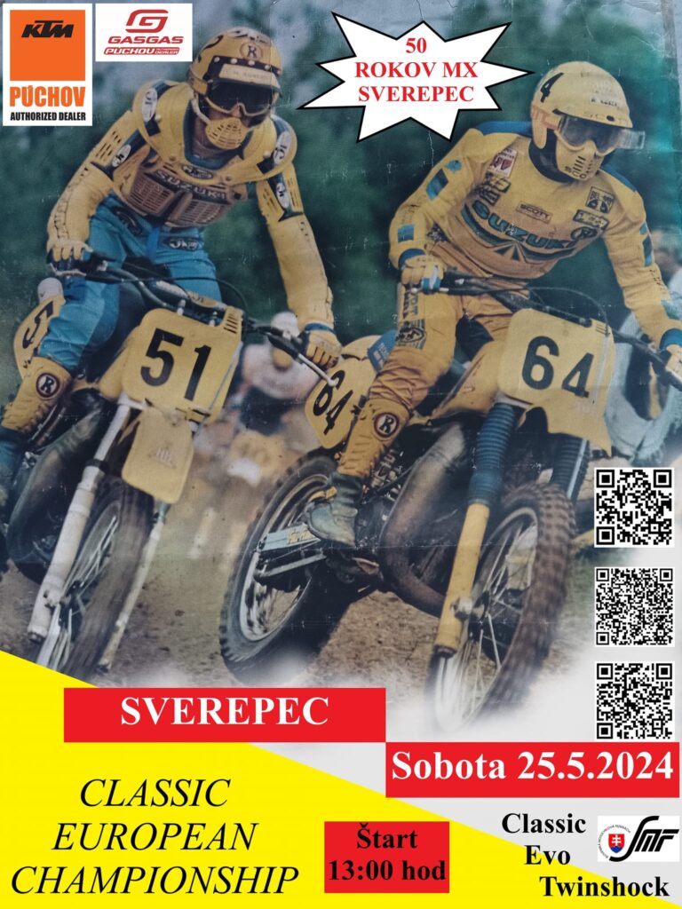 European classic motocross opäť vo Sverepci