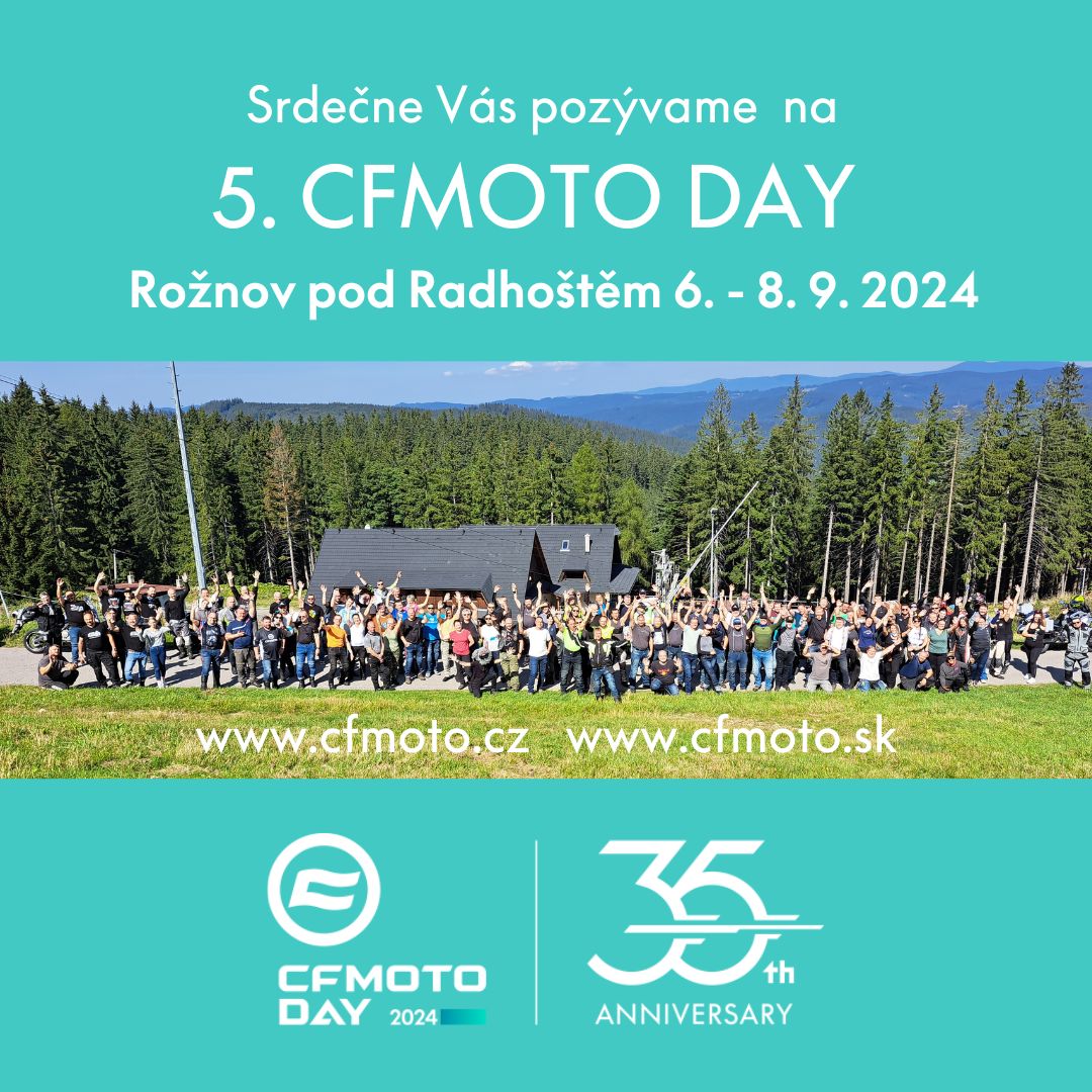 5. CFMOTO DAY 2024 už onedlho!