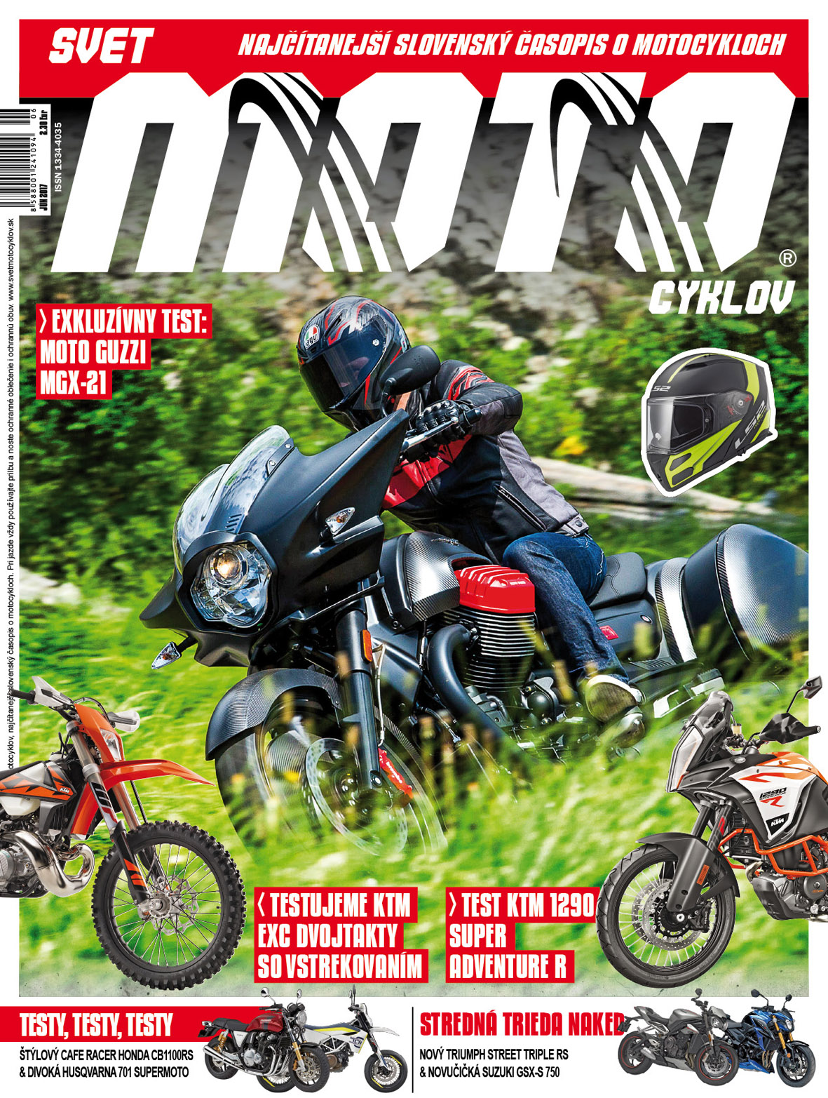 Časopis Svet motocyklov jún 2017